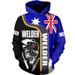 Welder Australia Flag 3D Hoodie