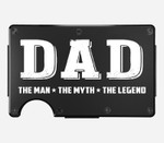 Custom Wallet The man the Myth the Legend Minimalist Wallet Father's day Gift