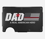 Custom Wallet Red Thin Line for Father
