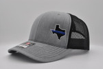 Thin Blue Line States Embroidered Trucker Hats