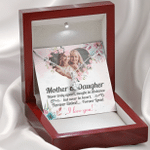 Mom Gifts Necklaces - Mothers and Daughters Custom Photo Card, Best Gift For Mother's Day Birthday Christmas