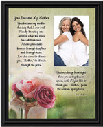 Mother in Law Gifts from Daughter in Law, Mother of The Groom Gifts from Bride, Birthday Gifts for Mother in Law, Gifts for Inlaws, Future Mother-in-Law Framed Poem