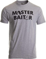 Masterbaiter | Funny Fishing Fisherman Fish Master Baiter Dad Grandpa Joke - T-Shirt