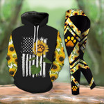 Sunflower Paws Hoodie and Legging Set