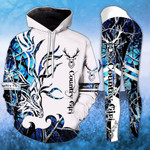 Blue Country Girl on White Legging and Hoodie