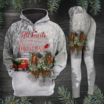 Christmas Hearts Come Home Horse Hoodie and Legging Set