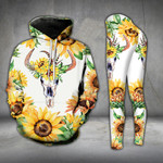 Sunflower Country Cow Legging and Hoodie
