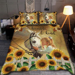 Humble And Kind Horse Sunflower Bedding Set