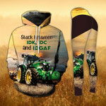 Green Tractor Thoughts Legging and Hoodie