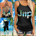 Jeep Girl Flip Flops Beach Criss-cross Tanktop and Legging set (buy both for 10% discount)