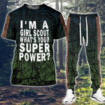 Scouting A Girl Scout Hoodie Tshirt and Sweatpants Set