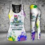 Mother Mamasaurus In A World Of Normal Mothers Tanktop and Legging Set