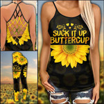 Buttercup Criss-cross Tanktop and Legging set (buy both for 10% discount)