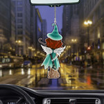 Witch Brown Hair Car Ornament (buy more for discount)