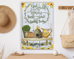 Kind Words Honey Bee Canvas & Poster
