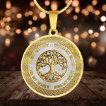 Tree Of Life Circle Necklace