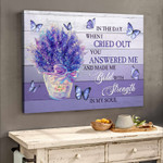 Lavender Purple Butterfly Soul Canvas & Poster