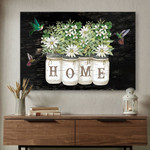 Home Daisy Hummingbirds Canvas & Poster