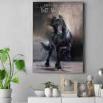 Horse Live Like Someone Canvas & Poster