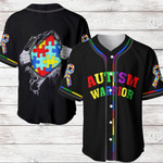 Autism Warrior Baseball Jersey