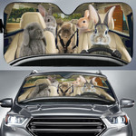Rabbits Family Car Sunshade - TG0721QA