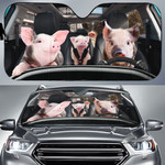 Pig Family Car Sunshade - TG0721QA