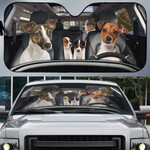 Jack Russell Family Car Sunshade - TG0821QA