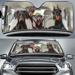 Doberman Dog Family Car Sunshade - TG0821QA