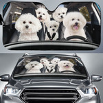 Bichon Frise Dog Family Car Sunshade - TG0821QA