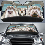 Hedgehog Family Car Sunshade - TG0821DT