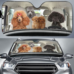 Toy Poodle Family Car Sunshade - TG0821QA