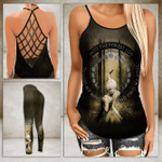 Into the Forest I Go, To lose my mind and Find my soul Criss-cross Tanktop and Legging set - TG0521HN