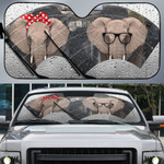 Elephant Rainy Day Car Sunshade - PD0821OS