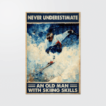 Man with skiing skills Poster - TT1121HN