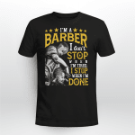 Barber Doesn't Stop When Tired T Shirt - AD1121QA