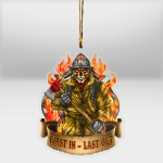 Skull Firefighter Ornament - AD1121HN