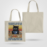 Reading give us someplace to go Totebag - HN1121OS