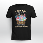 I just want to knit and watch movie Tshirt - HN1121HN