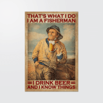 Fisherman drink Poster - TT1121HN
