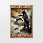 I fish I drink Poster - TT1121OS