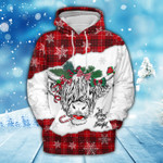 Merry And Bright Cow Christmas Hoodie and Zip Hoodie - TG1121HN