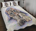 Cat in Blanket Quilt Bedding Set - TT1221QA