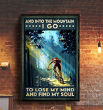 And Into The Mountain I Go Poster - AD1121OS