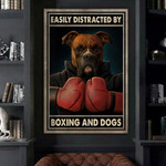 Boxing dogs Poster - TT1121QA