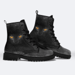 Black cat Leather boots - HN1221HN