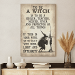 To Be A Witch Is To Be A Protector Canvas & Poster - TG0122TA