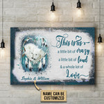 Couple Wolf A Whole Lot Of Love Canvas & Poster - TT0222DT