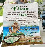 Mom And Daughter Mermaid Blanket - TT0322QA