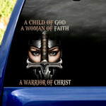 Woman Warrior Of Christ Decal Sticker - TT0322HN