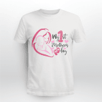 Pink Mom And Baby Tshirt - My First Mother's Day Tshirt - TT0422DT